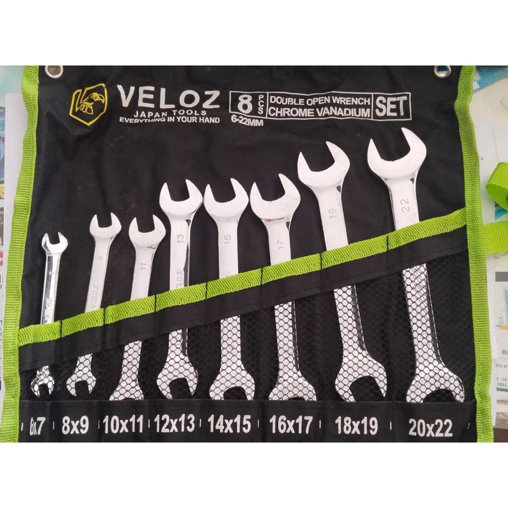 VELOZ KUNCI RING PAS SET 6-22MM