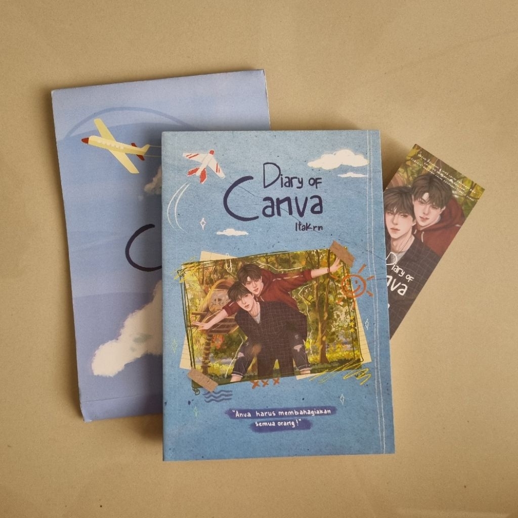 Preloved Novel Diary Canva