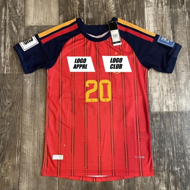 PLAYER ISSUE SPANYOL HOME WOLRDCUP 2026 [FULL PATCH NAMESET]