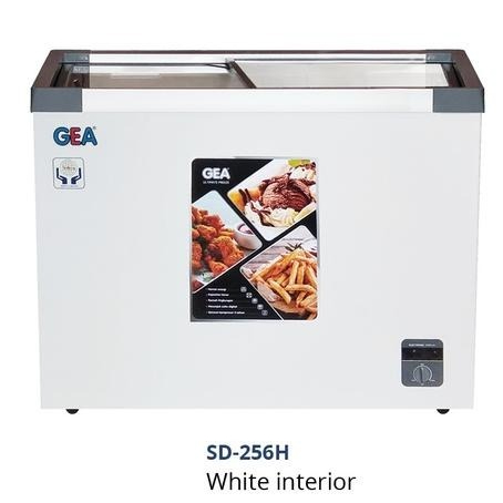 CHEST FREEZER SLIDING GEA FREZER BOX KACA SLIDING GEA FREEZER ES KRIM GEA 256 SDH