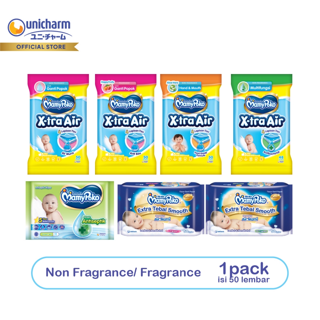 Tisu Basah MamyPoko Wipes All Variant