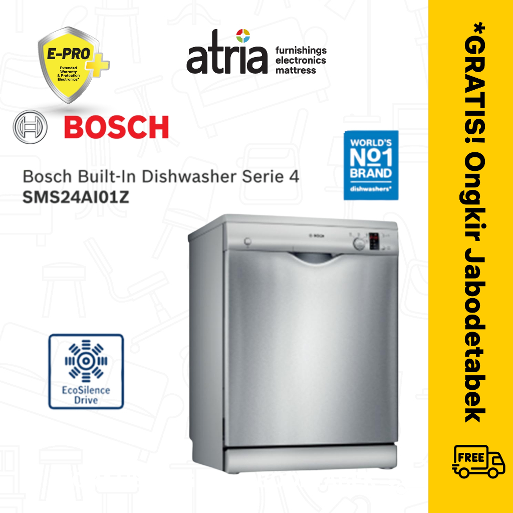 Bosch SMS24AI01Z Free-Standing Dishwasher
