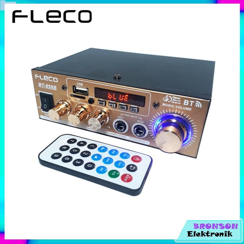 Power Amplifier Fleco Bluetooth BT-858A - Power Amplifier Mini