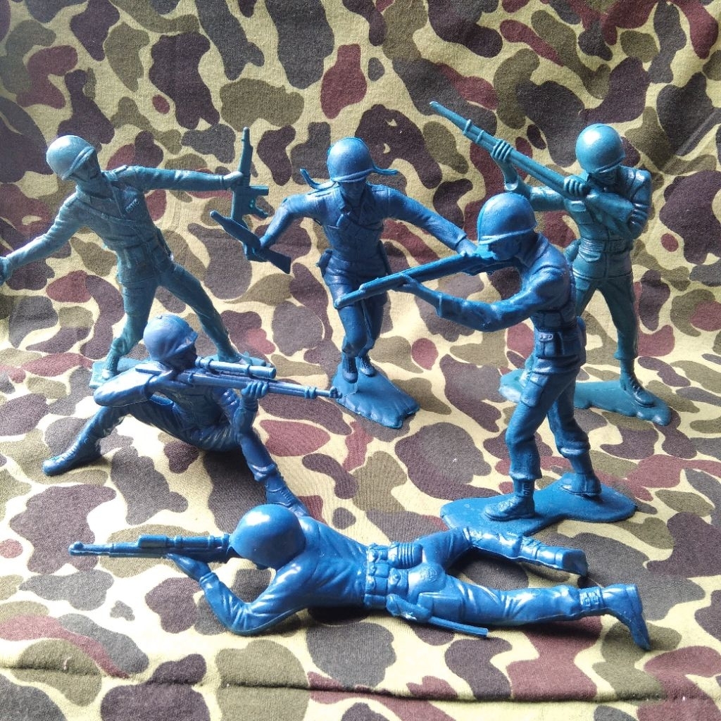 figure jadul figure usmc marinir amerika ww2 marx hongkong 1970 tentara jadul figur tentara amerika 