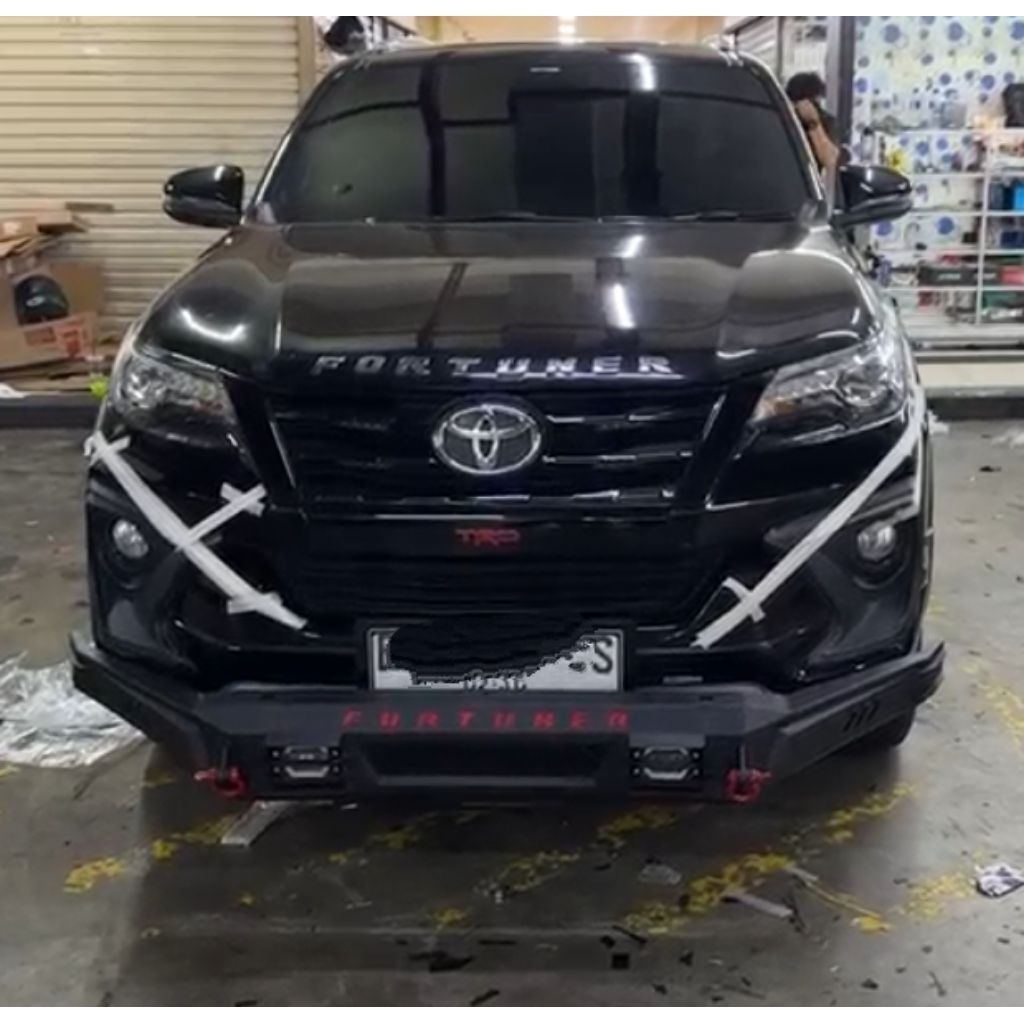 tanduk depan dan tanduk towing belakang fortuner trd 2019-2020