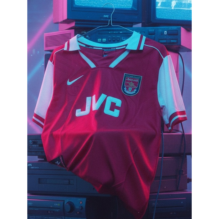 Jersey Vintage Arsenal Home 1997 grade ori Player Issue