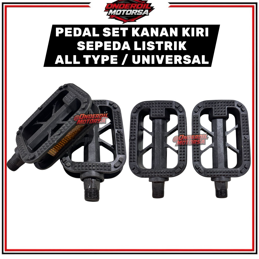 Pedal Sepeda Listrik Set Besar Kuat Tebal Uwinfly Selis Pacific Exotic United Universal Original