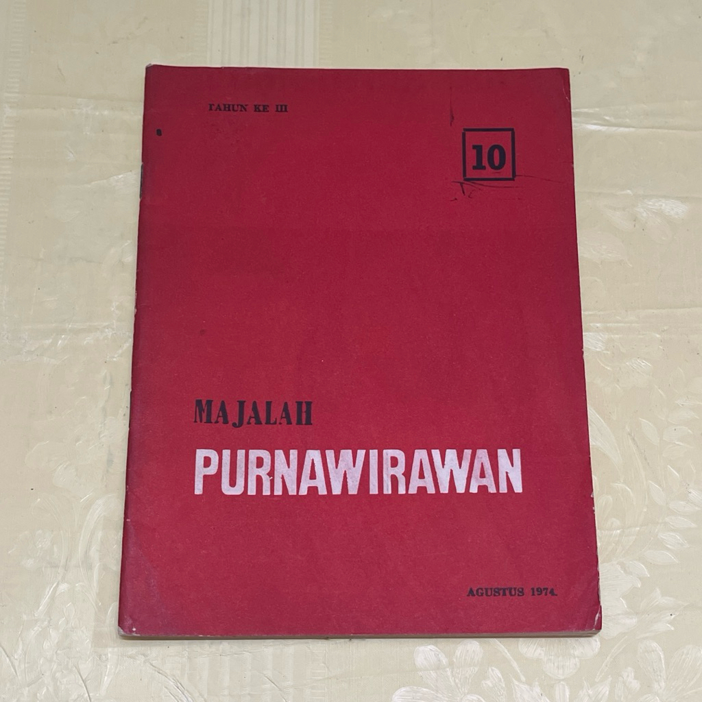 Buku MAJALAH PURNAWIRAWAN AGUSTUS 1974 TAHUN KE III