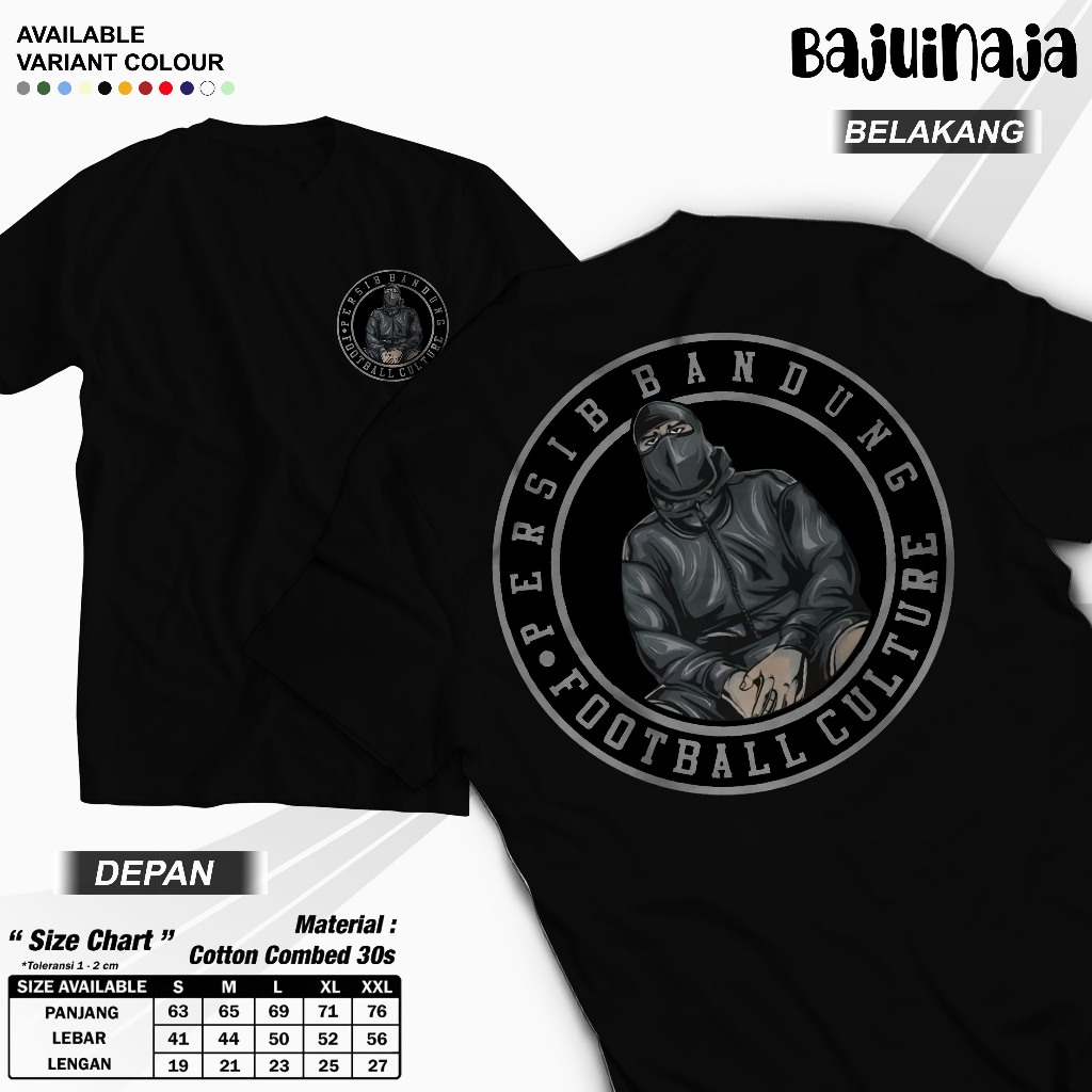 Kaos Persib Bandung football culture 1933 Cotton Print Street Unisex S-XXL Polos Sablon DTF