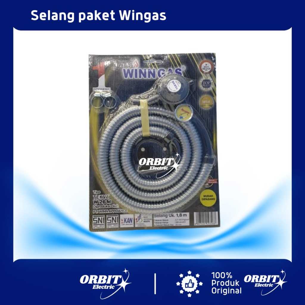 Selang paket/Selang Gas + Regulator/ selang gas dan regulator Winn gas