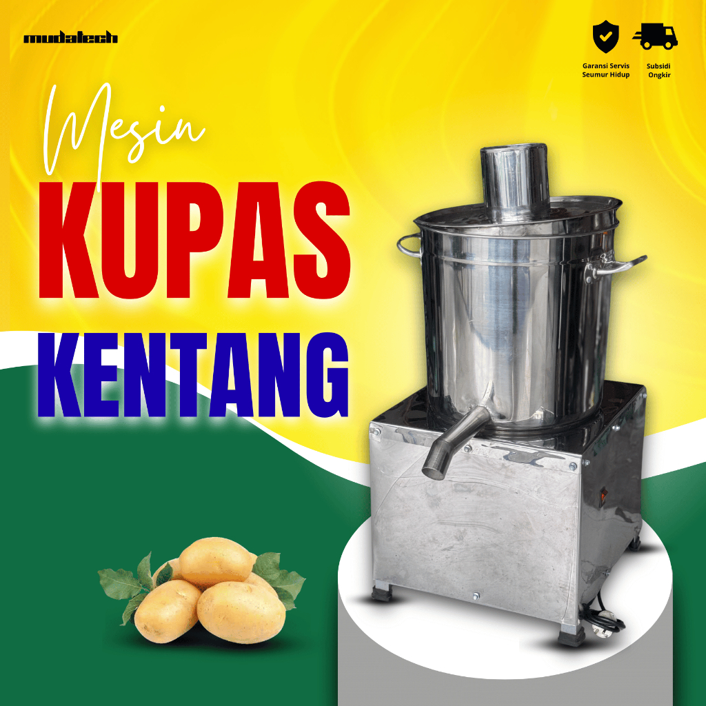 Mesin Kupas Pengupas Kulit Kentang Otomatis Alat Kupas Kentang