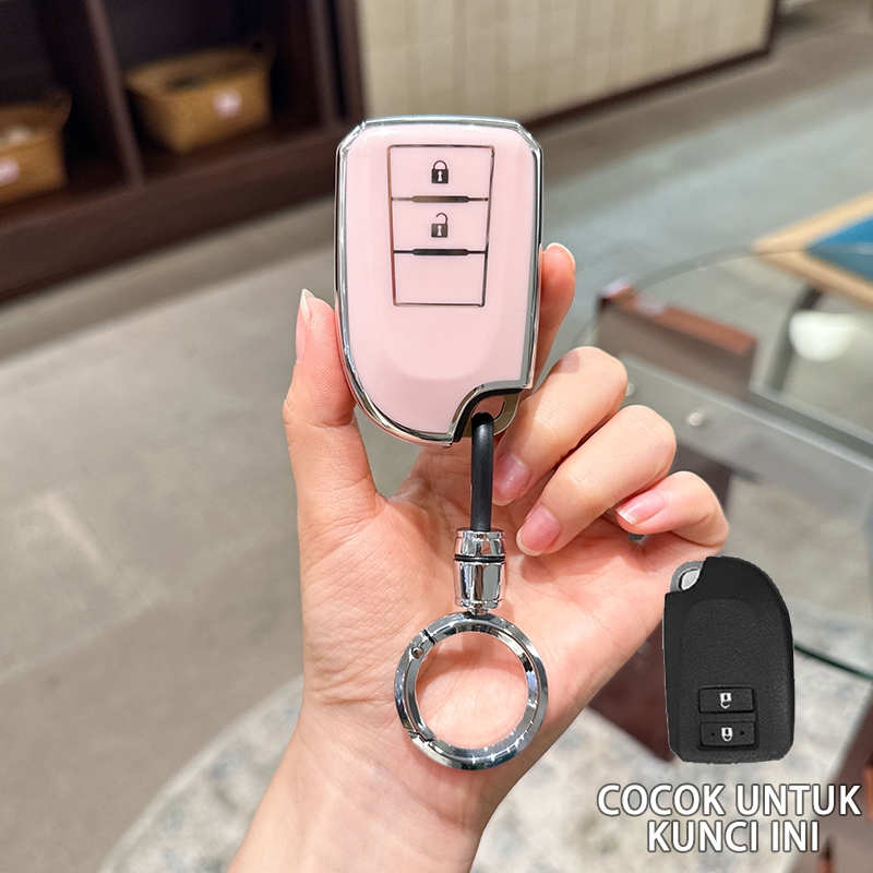 TPU Kunci Remote Mobil Toyota Yaris Vios Cover TPU Sarung Kunci Mobil