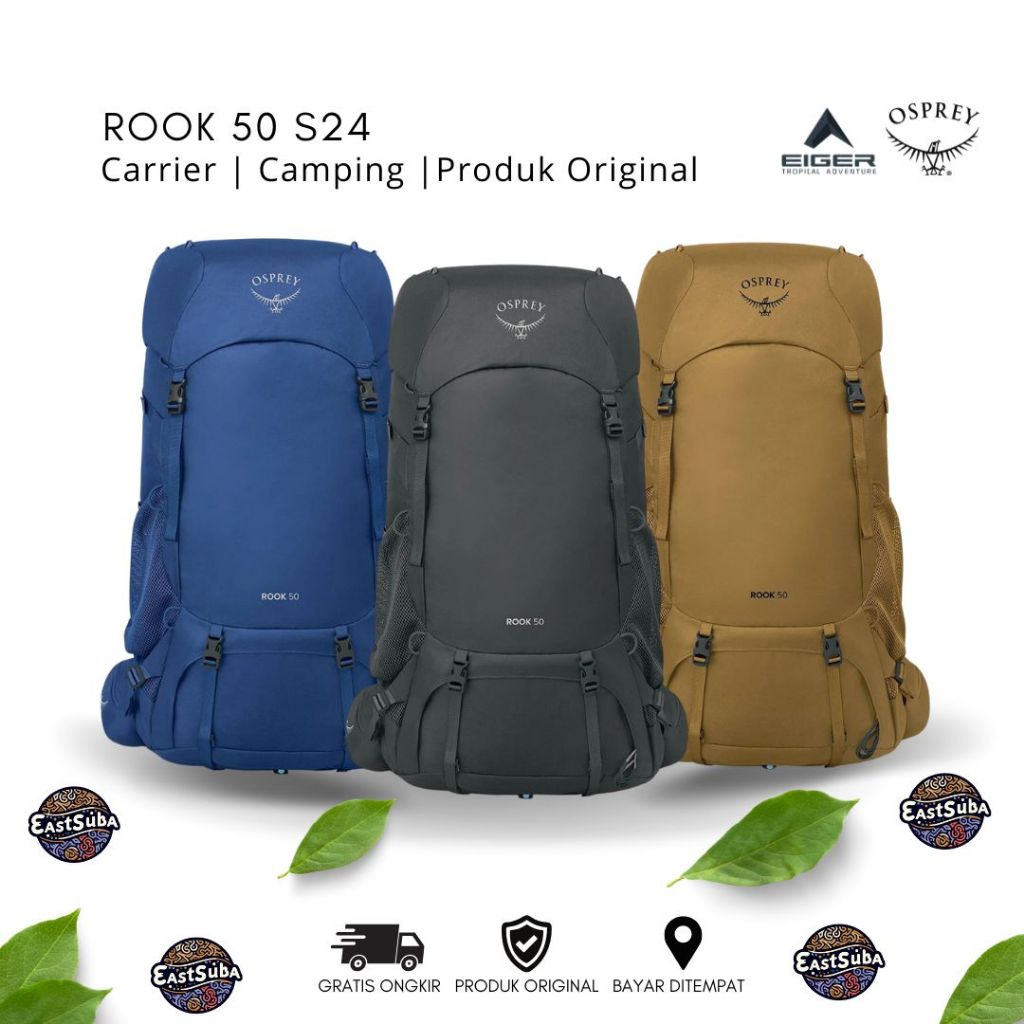 Carrier Osprey Rook 50/65L S24 - Backpack Hiking
