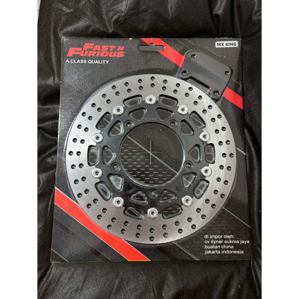 Piringan Cakram Depan MX King 300mm Floating Plus Breket Cakram Lebar PNP MX KING 150 155