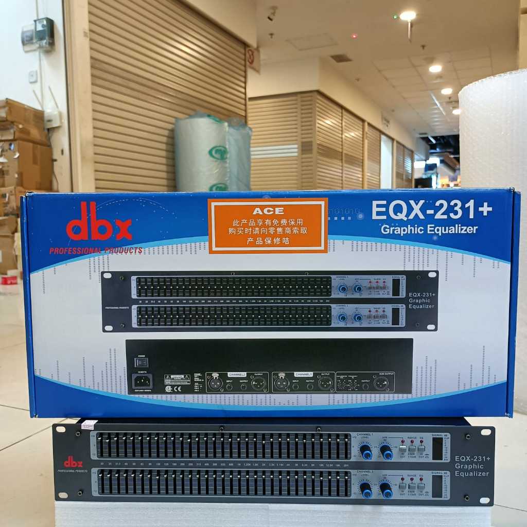 EQUALIZER DBX EQX231 + SUBWOOFER / EQX 231+ SUB NEW