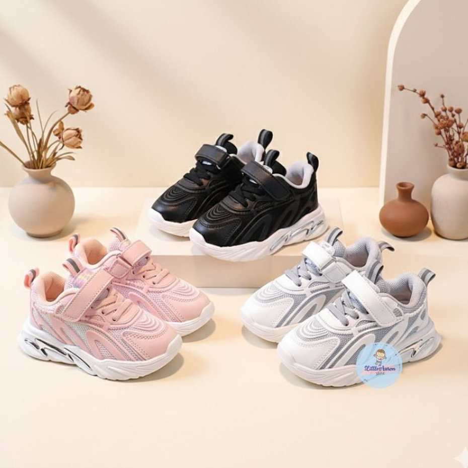 CUCI GUDANG SALE 2.2 RAMADHAN LittleAaron BOOST AIR M208 Sepatu Anak Laki Laki Perempuan Sneakers Se