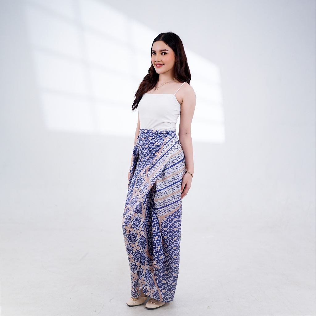 BATIK TRUSMI  Rok Lilit Wanita Pulo Us Wt