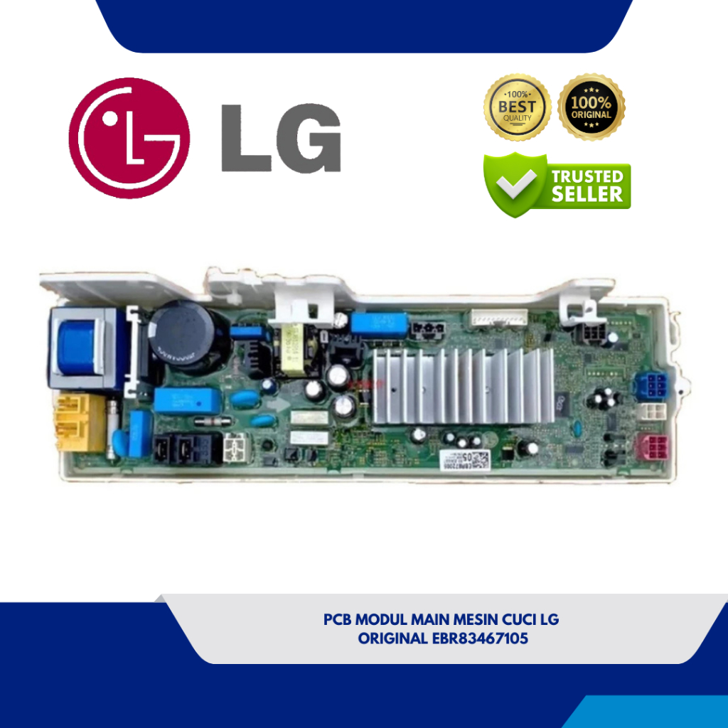 PCB MODUL MAIN MESIN CUCI LG FC1207N5W FC1207S5W ORIGINAL EBR83467105