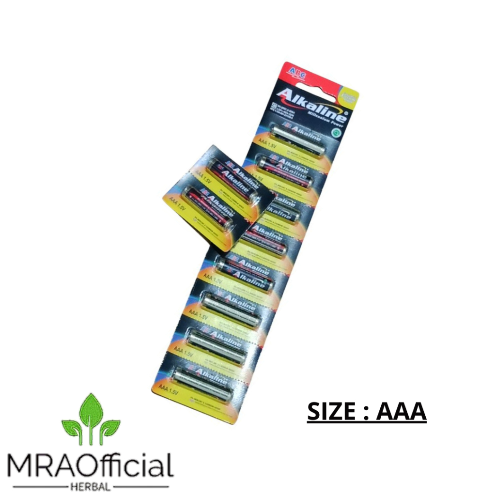 Batre Alkaline ABC AAA | Baterai Remot TV Alkaline ABC