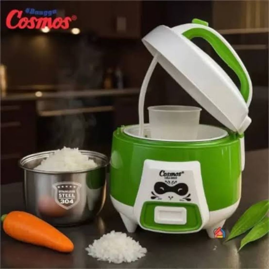 COSMOS CRJ-9023 Magic Com Cosmos 0,6 Liter Panci Stainless steel 304 CRJ - 9023 CRJ9023 Rice Cooker 