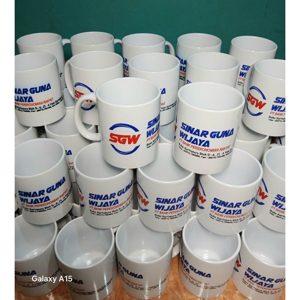 Souvenir mug murah , souvenir gelas mug , mug cetak full colour , souvenir 1000hari , souvenir khita