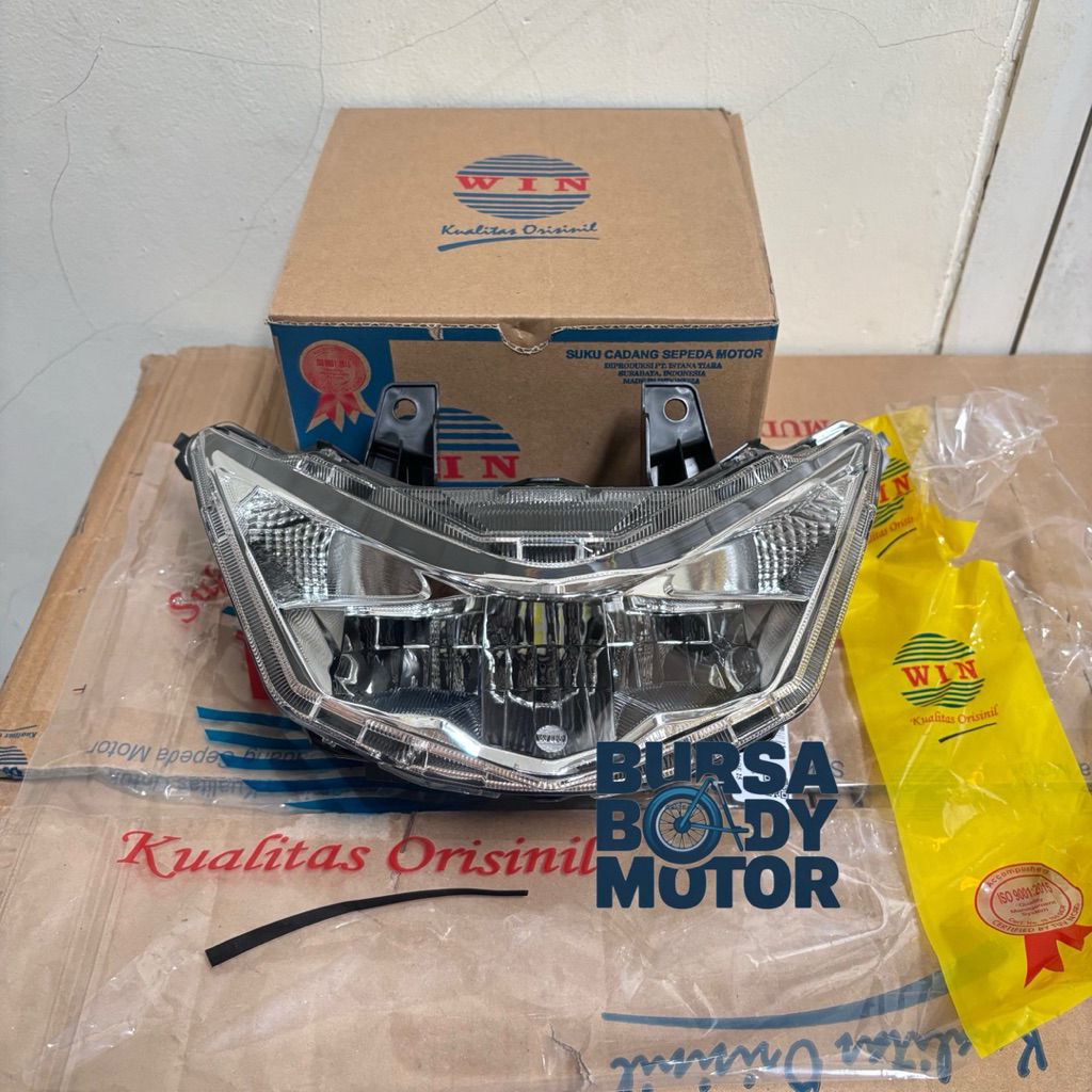 WIN - REFLEKTOR LAMPU DEPAN ASSY BEAT DELUXE 2020 2021 2022