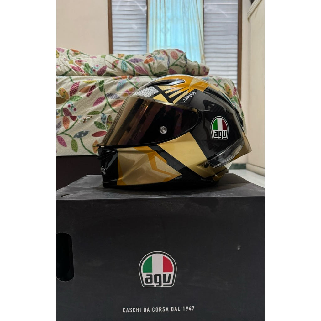 AGV PISTA GPRR JOAN MIR 2020 BEKAS LIKE NEW