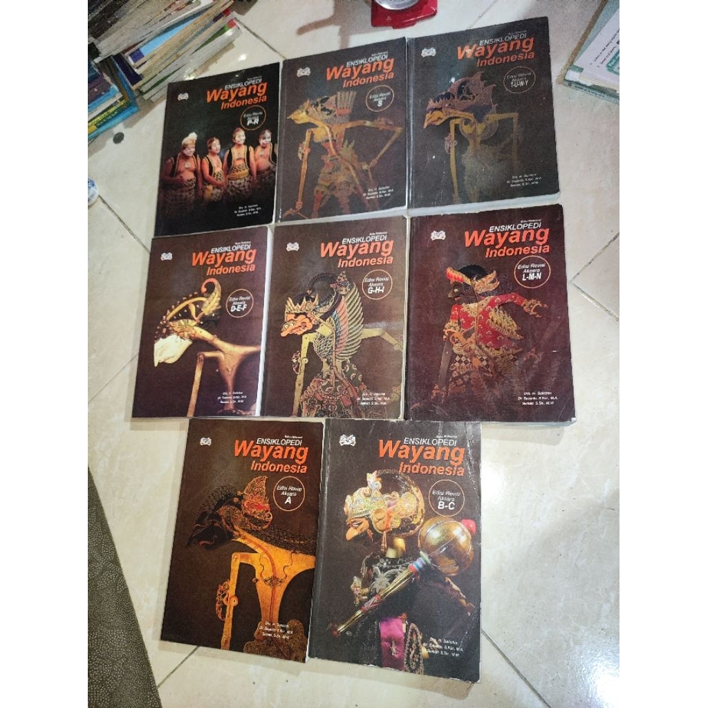 BUKU ENSIKLOPEDIA WAYANG INDONESIA 1 SET LENGKAP