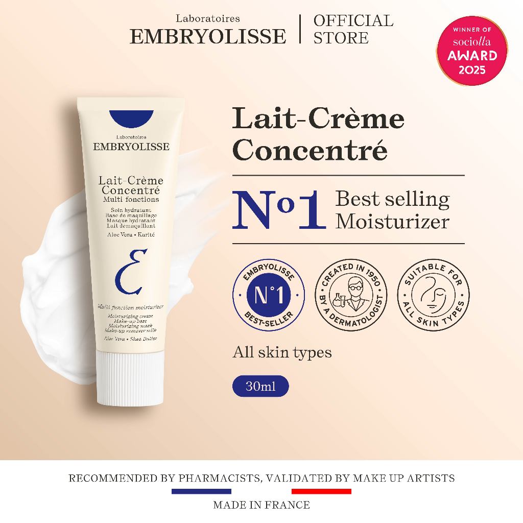 [FLASH SALE] Embryolisse Lait-Creme Concentre 30ml Moisturizer Cream Pelembab Wajah
