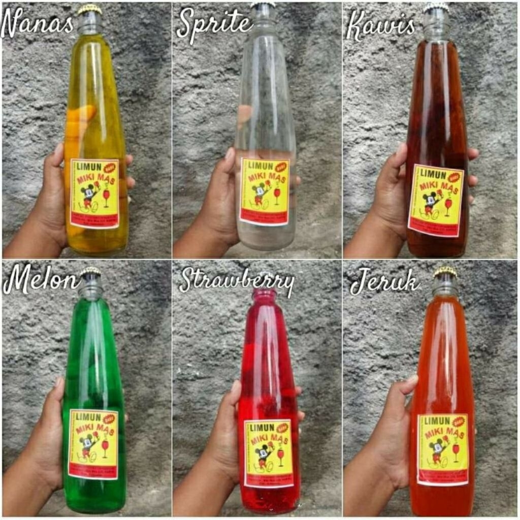 Limun soda minuman jadul aneka rasa isi 12  bisa mix rasa
