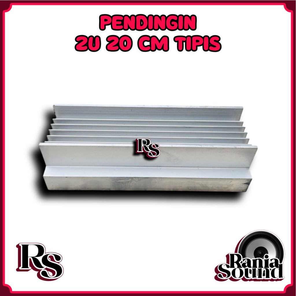 Heatsink 2U 20 Cm Tipis || Heatsink 2U 20 Cm Tebal ups