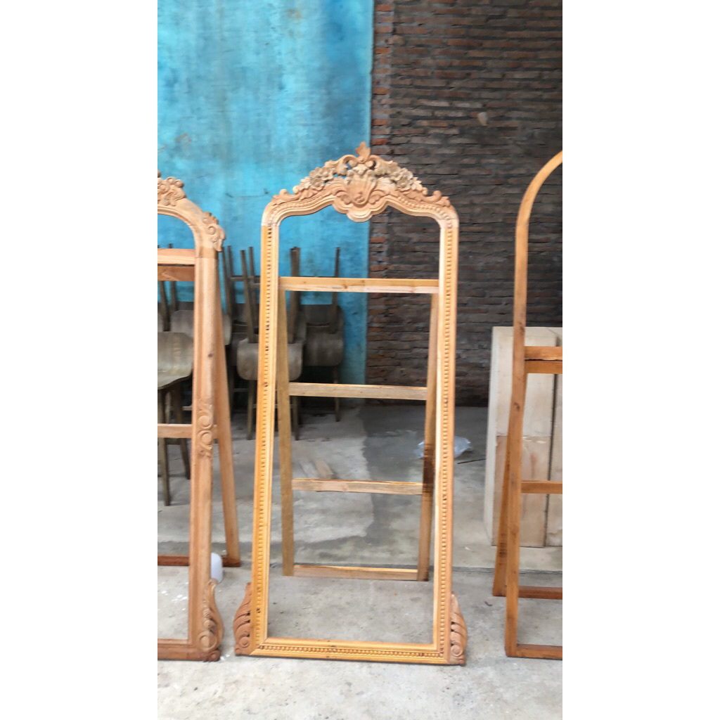 STANDING MIROR UKIR , MIRROR SIGN WEDDING , PIGURA KACA
