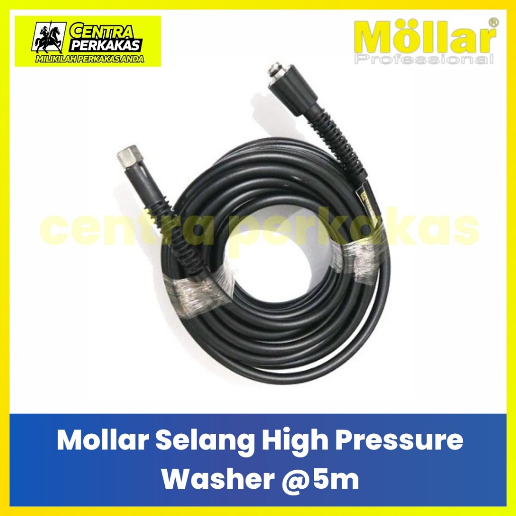 MOLLAR Selang Jet Cleaner 5m 10m High Pressure Washer Hose Steam Original