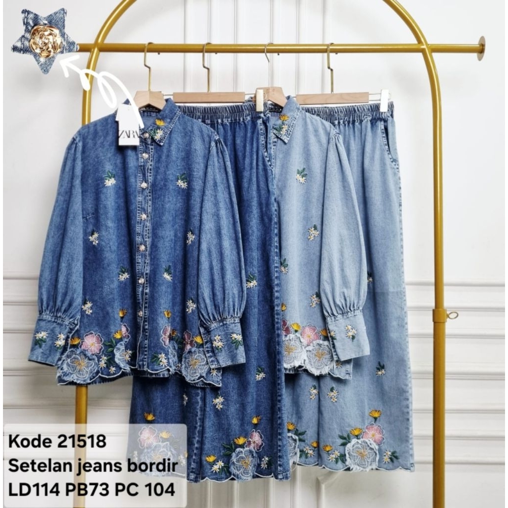 Set Celana Zara katun jepang| Set Celana jeans zara