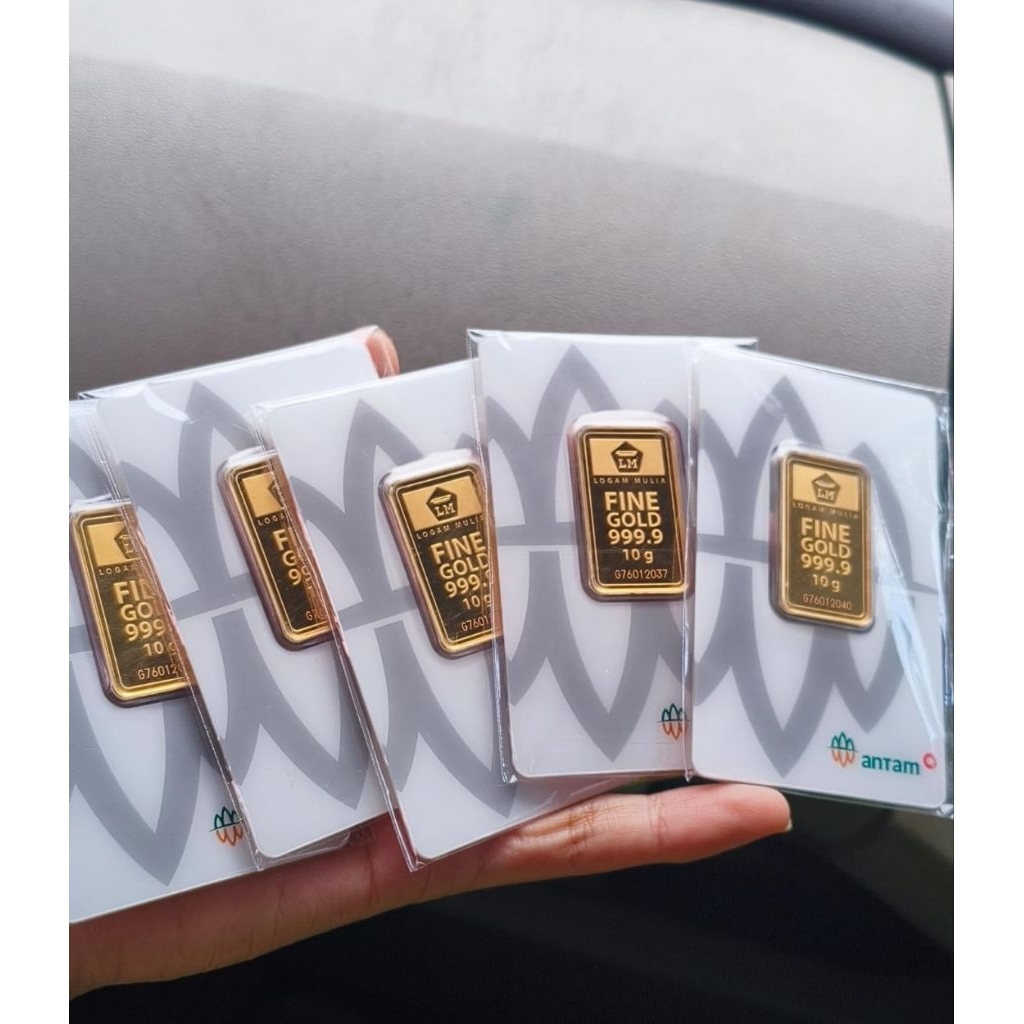 Antam 10 gram  Logam mulia Certieye Redmark