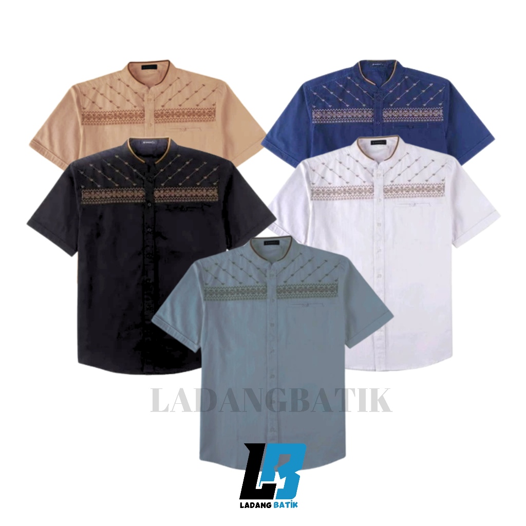 Baju koko bordir JASUKE Baju koko bordir pria - Baju koko pendek Terlaris