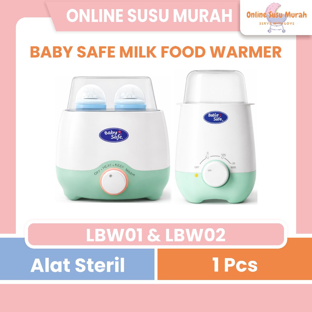 BABYSAFE LBW01 LBW02 MILK & FOOD WARMER ALAT STERIL PENGHANGAT MAKANAN BOTOL SUSU BABY SAFE PRLA