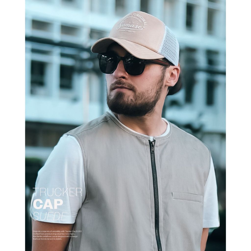 SAMASE Topi Trucker Hat B001 Topi Baseball Topi Pria Remaja - Dewasa Terbaru 2026