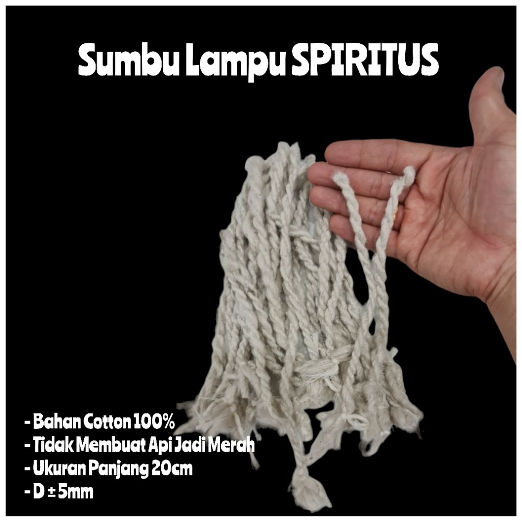 SUMBU LAMPU SPIRTUS / SUMBU LAMPU SPIRITUS / SUMBU KOMPOR SPIRITUS / SUMBU BUNSEN