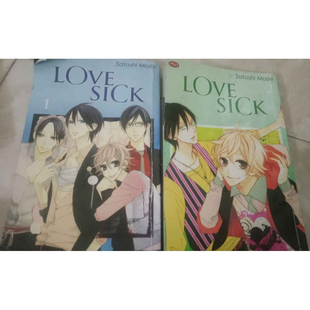 Komik Love Sick vol 1 & 2. Satoshi Morie