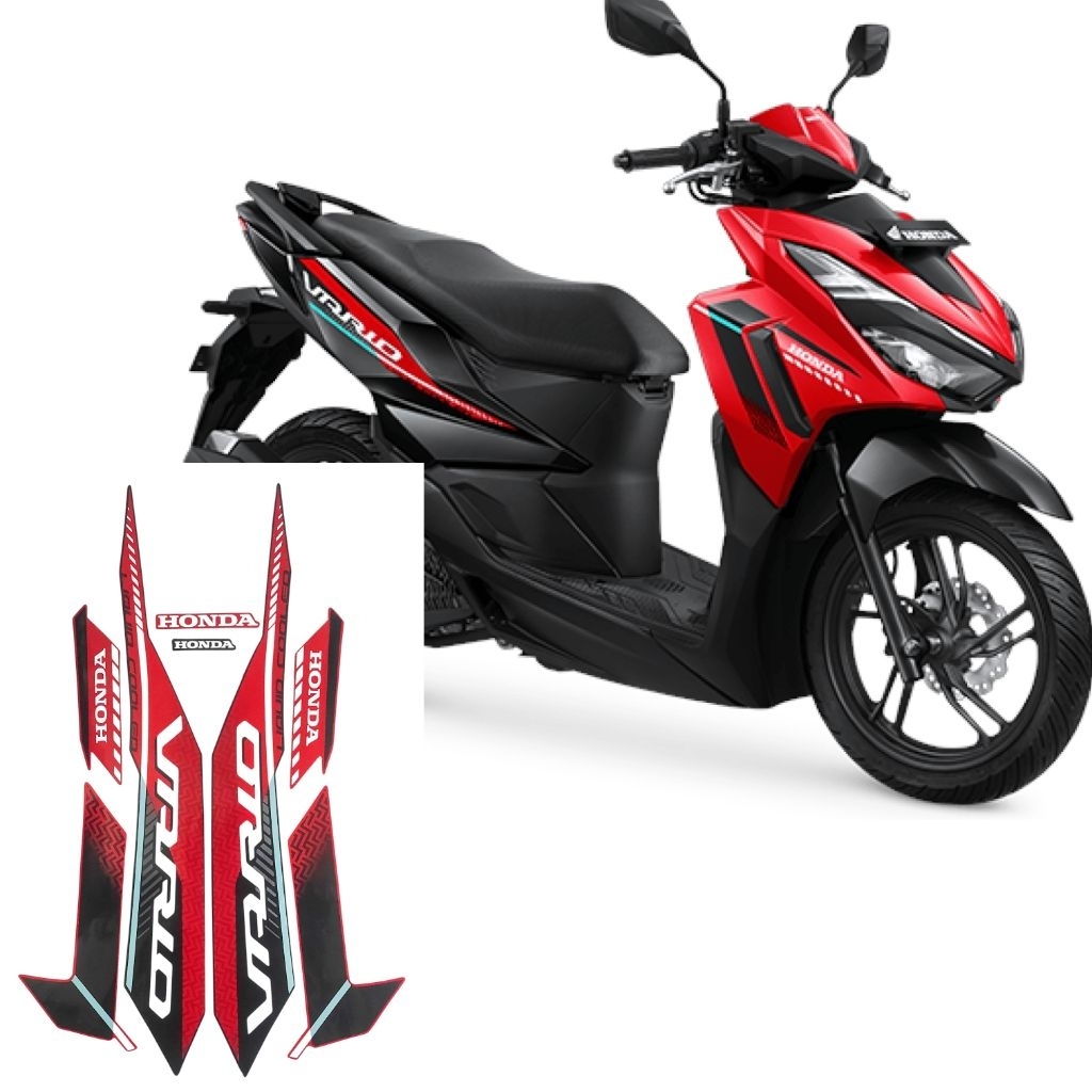 Stiker Striping Lis Body Motor Vario 125 CBS Sporty 2026 Warna Merah