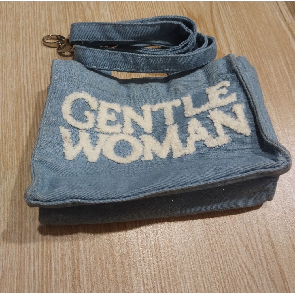 Tas Mini/Denim Mini/Tas Mini/Tas Biru Denim(Preloved)