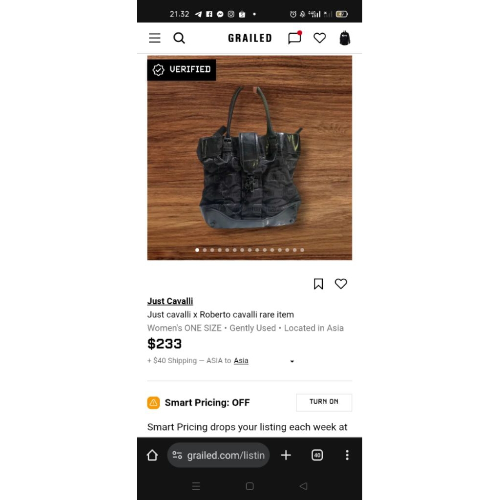 Tas pinggang JUST CAVALLI X ROBERTO CAVALLI