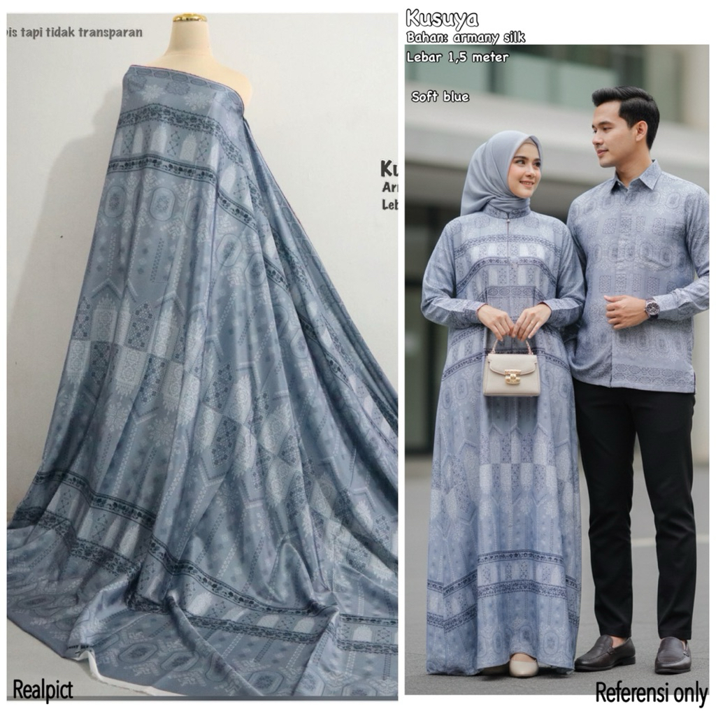 Kain Armanyy silk per setengah meter // kain seragaman keluarga // kain seragaman keluarga // kain s