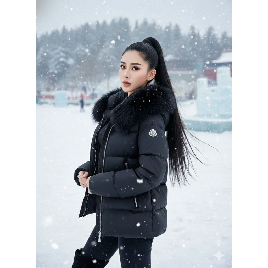 JACKET BULU ANGSA HOODIE FUR JACKET MOHNKER -30