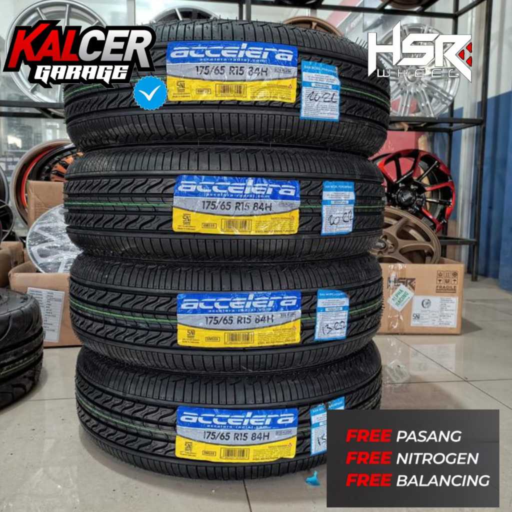 BAN MOBIL YARIS JAZZ SWIFT MARCH AYLA MERK ACCELERA 175 65 R15 FREE PASANG BALANCING NITROGEN