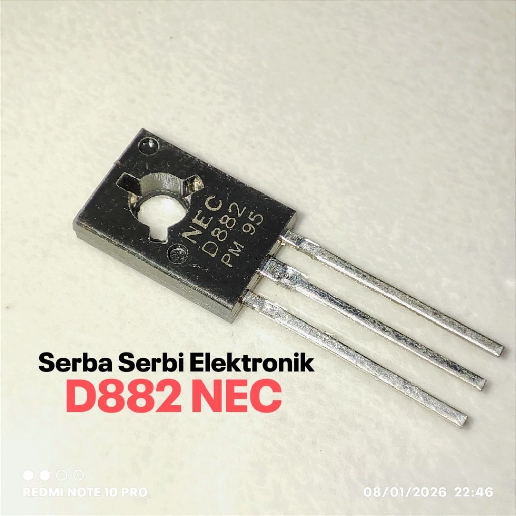 TRANSISTOR DRIVER 2SD882 D882 D 882 NEC ORI