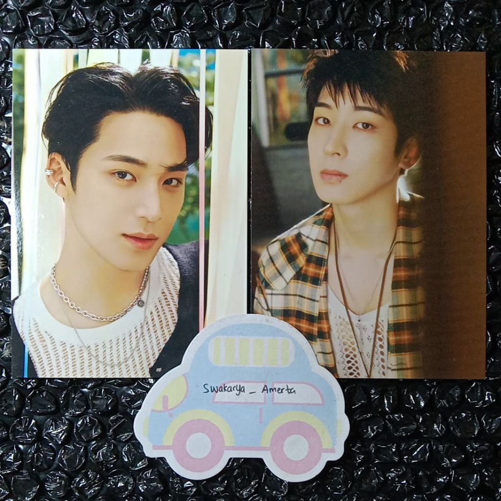 [OFFICIAL, TOLONG BACA DESKRIPSI] Mini Postcard Seventeen Heaven Kit Mingyu Wonwoo