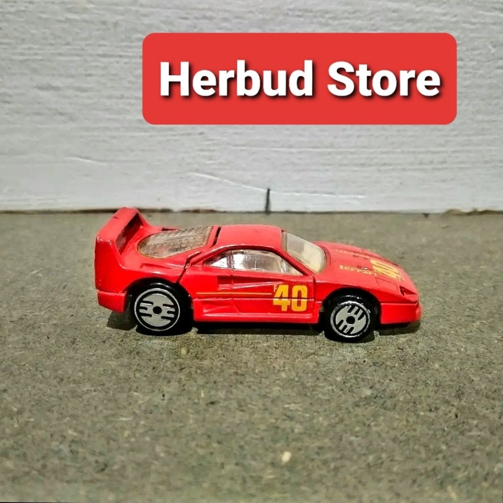 Hot Wheels Hotwheels HW Ferrari F40 Red Merah Gold Medal Loose