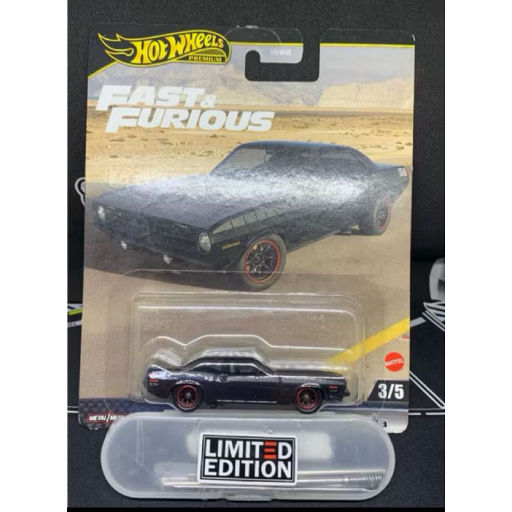 Hot wheels Premium Fast and Furious plymout AAR Cuda Black